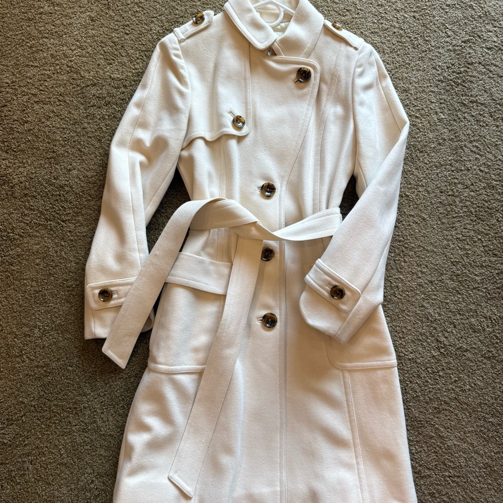 Banana Republic Classic White Trench Coat